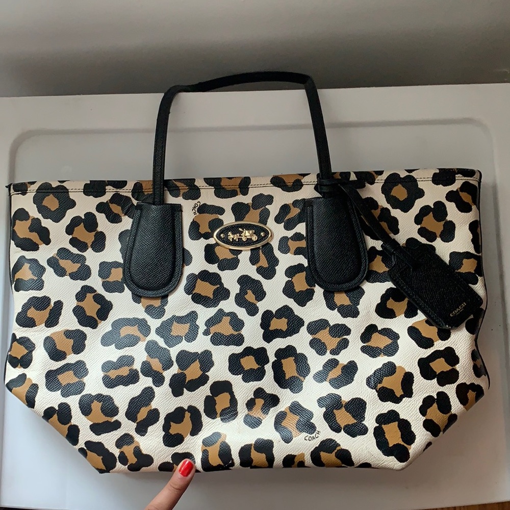 COACH Animal Pattern Purse